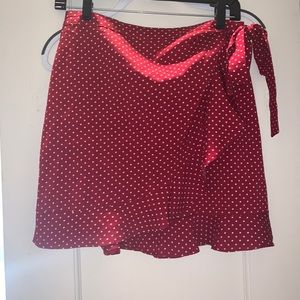 Nasty Gal wrap skirt with zipper! Worn 2x